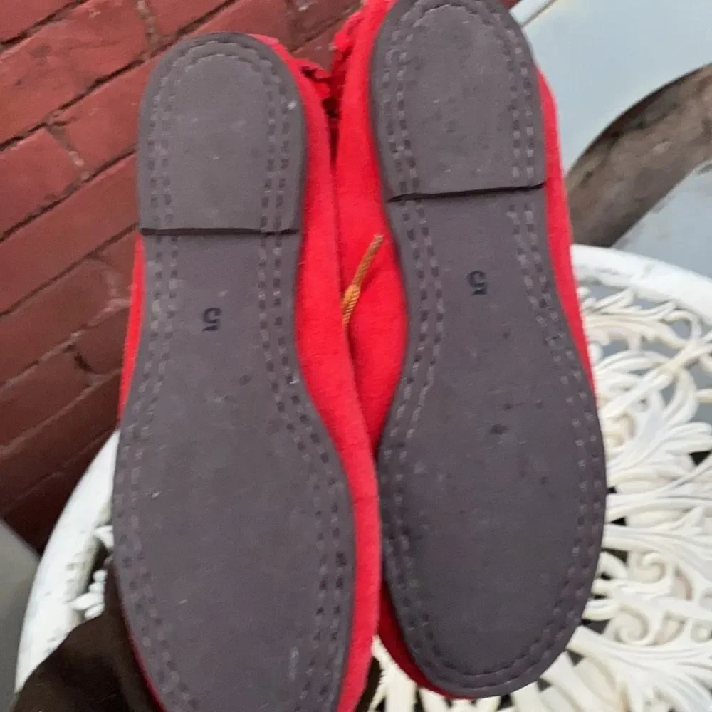 Faux suede loafers sz. 5